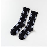 Moda Socmark Funny Socks Men Comfortable High Quality Cotton Happy Hemp Leaf Maple Casual Long Weed Crew Sock Dress Harajuku - webtekdev