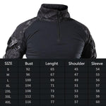 Men Army Tactical T shirt SWAT Soldiers Military Combat T-Shirt Long Sleeve Camouflage Shirts Paintball T Shirts - webtekdev