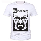 Breaking bad T shirt Top quality o neck heisenberg men tshirt short sleeve print casual breaking bad print T shirt for men - webtekdev