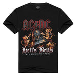 2017 Men/Women 100% cotton AC/DC T-shirts good quality ACDC tshirt Summer t shirt AC DC BELL'S BELLS Black brand clothing Tees - webtekdev