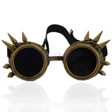Cosplay Vintage Victorian Rivet Steampunk Goggles Glasses Welding Cyber Gothic New hot sell - webtekdev