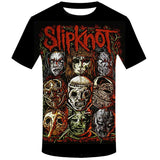 Brand Gothic Shirt Slipknot T-shirt Punk Shirts Rock Tshirt Print 3d T Shirt Men Short Sleeve Mens Clothing Casual Wear 2019 - webtekdev