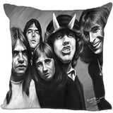 Custom Decorative Pillowcase Music Band Acdc Style Square Zippered Pillow Cover 35X35,40x40,45x45cm(One Side)180516-54 - webtekdev