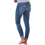 High Waist Jeans for Women Fashion Slim Hole Leopard Patchwork Long Jeans Sexy Ripped Denim jeans pants push up jeans boyfriend - webtekdev