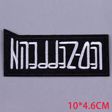 Pulaqi Punk Metal Band Cloth Patches Embroidered Patches For Clothing Applique Rock Music Fans Badges Stickers Iron on Patches F - webtekdev
