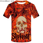 Brand Gothic Shirt Slipknot T-shirt Punk Shirts Rock Tshirt Print 3d T Shirt Men Short Sleeve Mens Clothing Casual Wear 2019 - webtekdev