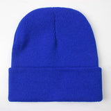 Solid Unisex Beanie Autumn Winter Wool Blends Soft Warm Knitted Cap Men Women SkullCap Hats Gorro Ski Caps 24 Colors Beanies - webtekdev