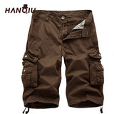 Cargo Shorts Men 2020 Summer Army Military Tactical Homme Shorts Casual Solid Multi-Pocket Male Cargo Shorts Plus Size - webtekdev