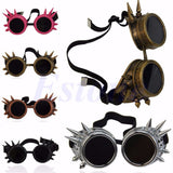 Cosplay Vintage Victorian Rivet Steampunk Goggles Glasses Welding Cyber Gothic New hot sell - webtekdev