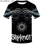 Brand Gothic Shirt Slipknot T-shirt Punk Shirts Rock Tshirt Print 3d T Shirt Men Short Sleeve Mens Clothing Casual Wear 2019 - webtekdev