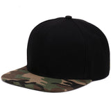 HATLANDER Camouflage snapback polyester cap blank flat camo baseball cap with no embroidery mens cap and hat for men and women - webtekdev