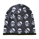 TQMSMY Fashion Skull Pattern Hats For Men Winter Warm Skullies Beanies Women Thick Ski Caps Unisex Hip Hop Punk Cool Bone Gorros - webtekdev