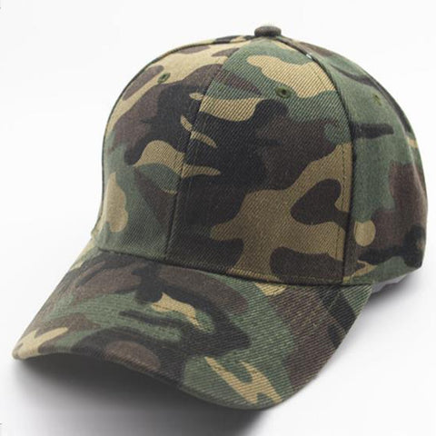 New Baseball Cap Fashion Adjustable Unisex Army Camouflage Cap Casquette Hat Baseball Cap Men Women Casual Desert Hat #P10 - webtekdev