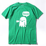 COOLMIND QI0228A casual short sleeve boo printed lovely men Tshirt summer style style  loose 100% cotton T-shirt men tees shirt - webtekdev