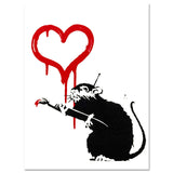 Canvas Prints Banksy Poster And Prints Wall Art Decorative Pictures Wall Pictures Nordic For Living Room Abstract Home Decor - webtekdev