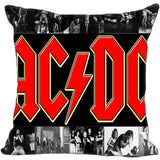 Custom Decorative Pillowcase Music Band Acdc Style Square Zippered Pillow Cover 35X35,40x40,45x45cm(One Side)180516-54 - webtekdev