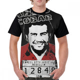 Narcos T Shirt Pablo Escobar T-Shirt Men Fun Tee Shirt 100 Percent Polyester Oversize Short Sleeve Classic Tshirt - webtekdev