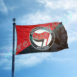 antifaschistische aktion FLAG 90x150cm 100D polyester custom flag banner - webtekdev