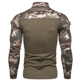 Mege Camouflage Tactical Military Clothing Combat Shirt Assault Multicam ACU long sleeve Army Tight T shirt Army USMC Costume - webtekdev
