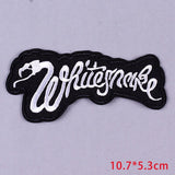 Pulaqi Punk Metal Band Cloth Patches Embroidered Patches For Clothing Applique Rock Music Fans Badges Stickers Iron on Patches F - webtekdev