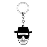 HEYu Jewelry TV Breaking Bad BA BR Keychain Chemucal Symbol Heisenberg Mask Walter Cosplay Pendant Keyring Key Chain - webtekdev