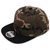 HATLANDER Camouflage snapback polyester cap blank flat camo baseball cap with no embroidery mens cap and hat for men and women - webtekdev