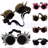 Cosplay Vintage Victorian Rivet Steampunk Goggles Glasses Welding Cyber Gothic New hot sell - webtekdev