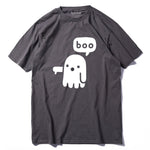 COOLMIND QI0228A casual short sleeve boo printed lovely men Tshirt summer style style  loose 100% cotton T-shirt men tees shirt - webtekdev