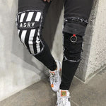 Men's jeans Slim Fashion pants streetwear ripped Pencil Pants Zipper Skinny Jeans For 2019 Spring summer new Brand New product - webtekdev