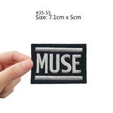 THE CLASH Star Logo Blondie Postage Stamp Dead Kennedys ANTI RACIST Anti Facist War Music Band Embroidered Iron On Patch - webtekdev