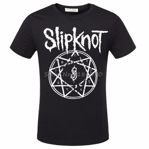 New Hot Summer Casual T-shirt Printing Rock Punk Rock Band Slipknot T Shirts Punk Hiphop Streetwear Tshirts Fashion - webtekdev