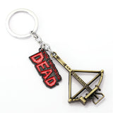 The Walking Dead Keychain Crossbow Bow and Arrow Key Chain Retro Key Ring Action Figure Cosplay Toys 3Colors - webtekdev