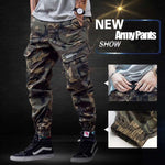 Fashion Classical Army Pants High Street Cotton Jeans Men Jogger Pants Brand Designer Big Pocket Military Cargo Pants Men Jeans - webtekdev