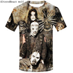 Brand Gothic Shirt Slipknot T-shirt Punk Shirts Rock Tshirt Print 3d T Shirt Men Short Sleeve Mens Clothing Casual Wear 2019 - webtekdev