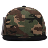 HATLANDER Camouflage snapback polyester cap blank flat camo baseball cap with no embroidery mens cap and hat for men and women - webtekdev