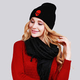 Punk Wool Cap New Fashion Autumn Winter Men Women Hip-hop Skull Bone Knitted Hat Casual Mask Warmer Halloween Gorros - webtekdev