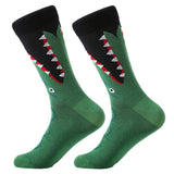 MYORED 1 pair men socks combed cotton cartoon animal bird shark zebra corn watermelon sea food geometric novelty funny socks - webtekdev