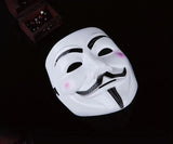 Hot Selling V for Vendetta Mask Anonymous Guy Fawkes Fancy Dress Adult Costume Accessory Party Cosplay Hallowee Masks - webtekdev