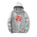 New Funny Printed Harajuku Hoodies Men Anarchy Symbol Sweatshirt Male Punk Rock Female's Hoodie Bedlam Evil Anarchist War Rocker - webtekdev