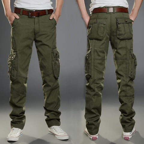 Cargo Pants Men Combat SWAT Army Military Pants Cotton Many Pockets Stretch Flexible Man Casual Trousers  Plus Size 28- 38 40 - webtekdev