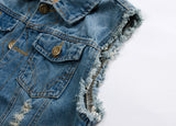 New 2019 Mens Sleeveless Jeans Jacket Men Oversize 6XL Blue Black Denim Jeans Vest Men Cowboy Denim Vest Mens Jeans Waistcoat - webtekdev