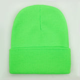 Solid Unisex Beanie Autumn Winter Wool Blends Soft Warm Knitted Cap Men Women SkullCap Hats Gorro Ski Caps 24 Colors Beanies - webtekdev