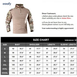 Male Military Uniform Tactical Long Sleeve T Shirt Men Camouflage Army Combat Shirt Airsoft Paintball Clothes Multicam Shirt Top - webtekdev