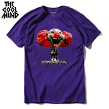 COOLMIND QI0320A summer cool 100% cotton printed funny men T shirt new design short sleeve casual mal cewneck Tshirt for men - webtekdev