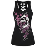 Polyester/Spandex Fashion Sportswear For Womens Tank Top Sleeveless Hollow Back Tops Slim Workout Clothes 2017 Summer Vest Shirt - webtekdev