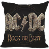 Custom Decorative Pillowcase Music Band Acdc Style Square Zippered Pillow Cover 35X35,40x40,45x45cm(One Side)180516-54 - webtekdev