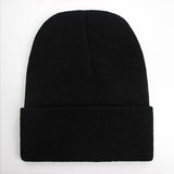 Solid Unisex Beanie Autumn Winter Wool Blends Soft Warm Knitted Cap Men Women SkullCap Hats Gorro Ski Caps 24 Colors Beanies - webtekdev