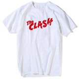 2019 Men Women Printing Rock Band The Clash T-shirt Summer O-Neck Short Sleeve London Calling Music T-shirt summer white tops - webtekdev