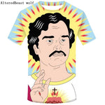 3D T shirt men Pablo Escobar Print Men T shirt Narcos Pablo Escobar Funny T-shirts Short Sleeve Novelty Tops Tee shirt homme - webtekdev