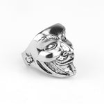 V for vendetta Steel soldier Guy Fawkes Mask Film Style Ring Cool Men Mask Jewelry Rings - webtekdev